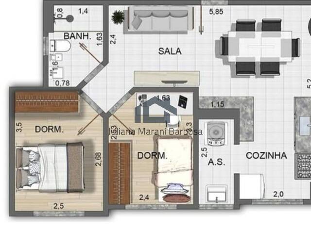 Apartamento para Venda em Poços de Caldas - 5